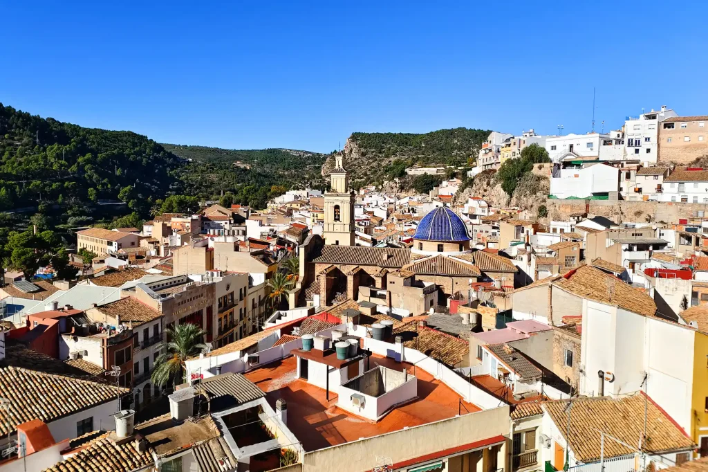 Buñol town near Valencia in Spain
