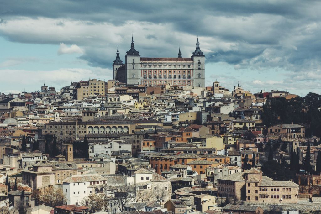 Historic old town of Toledo with medieval architecture