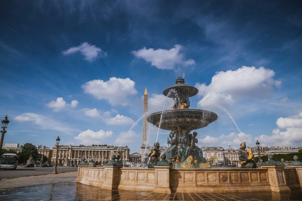 Place de la Concorde square in central Paris