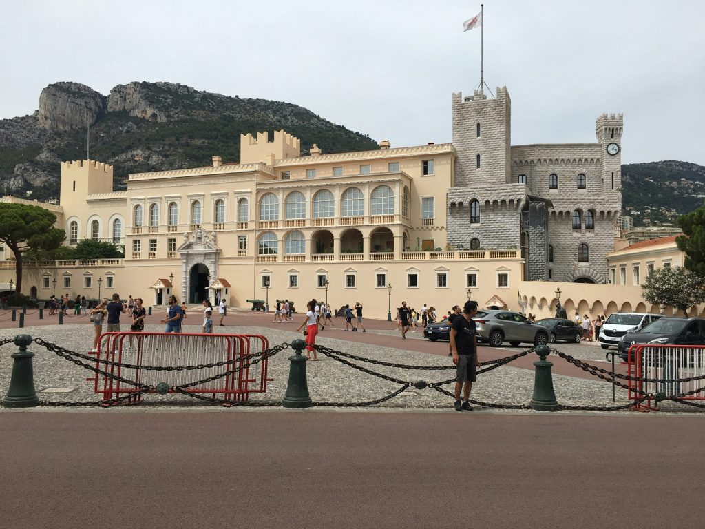 Prince’s Palace of Monaco located in the old town Monaco-Ville