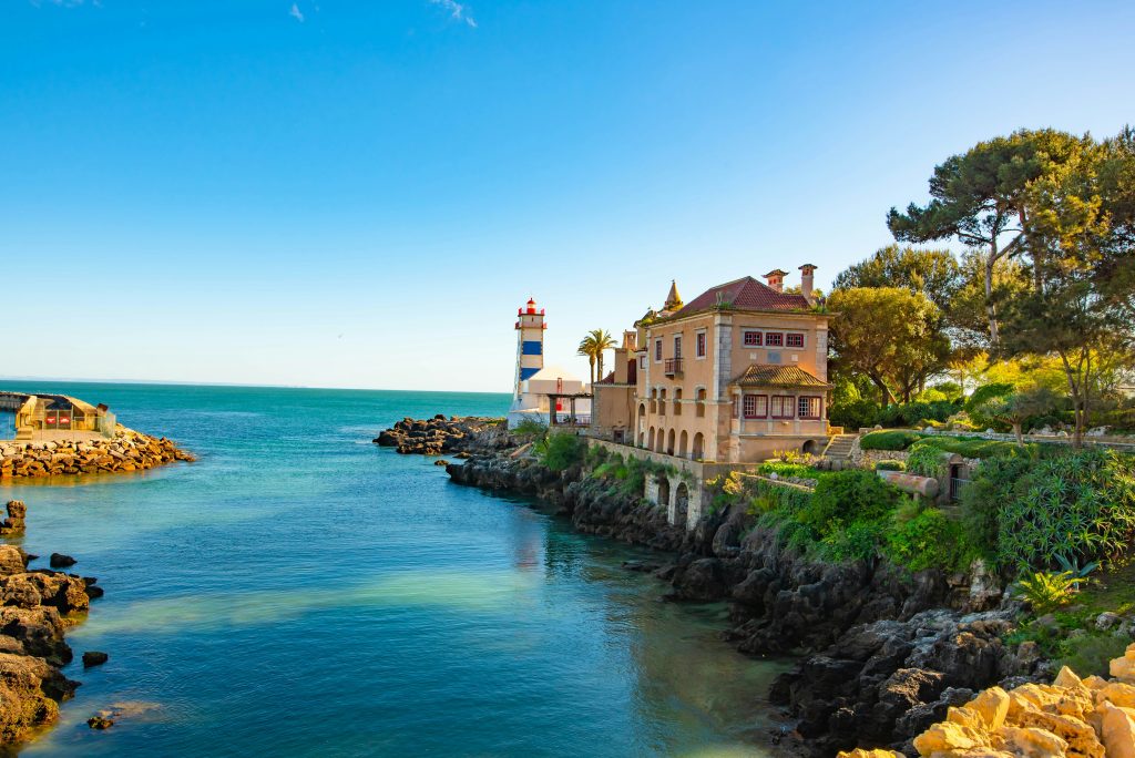 Cascais beach town with relaxed ocean atmosphere