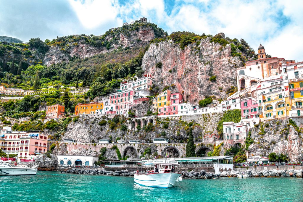 Positano cliffside houses Amalfi Coast