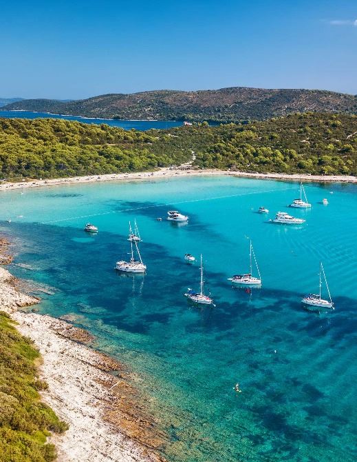 sakarun beach dugi otok white sand turquoise water croatia beach travel guide