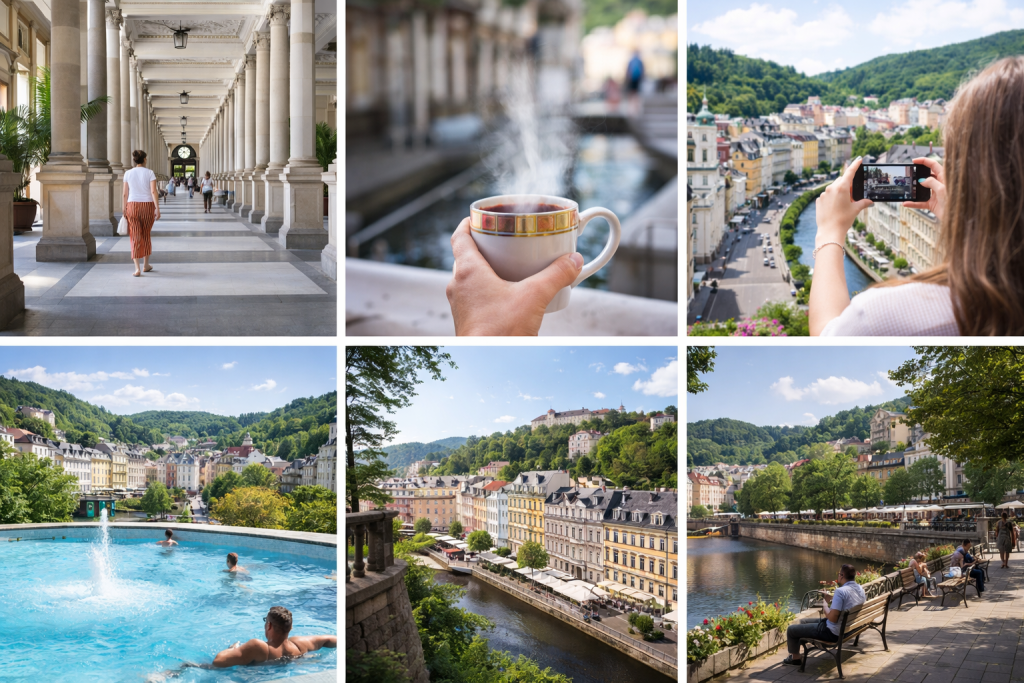 karlovy vary activities spa town walking colonnades viewpoints river czech travel guide