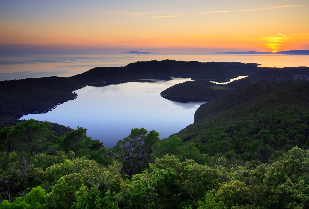 mljet island national park lakes forest adriatic sea croatia nature travel
