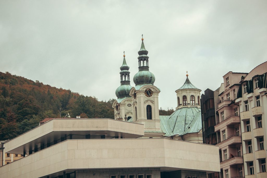 karlovy vary church of st mary magdalene baroque architecture czech republic