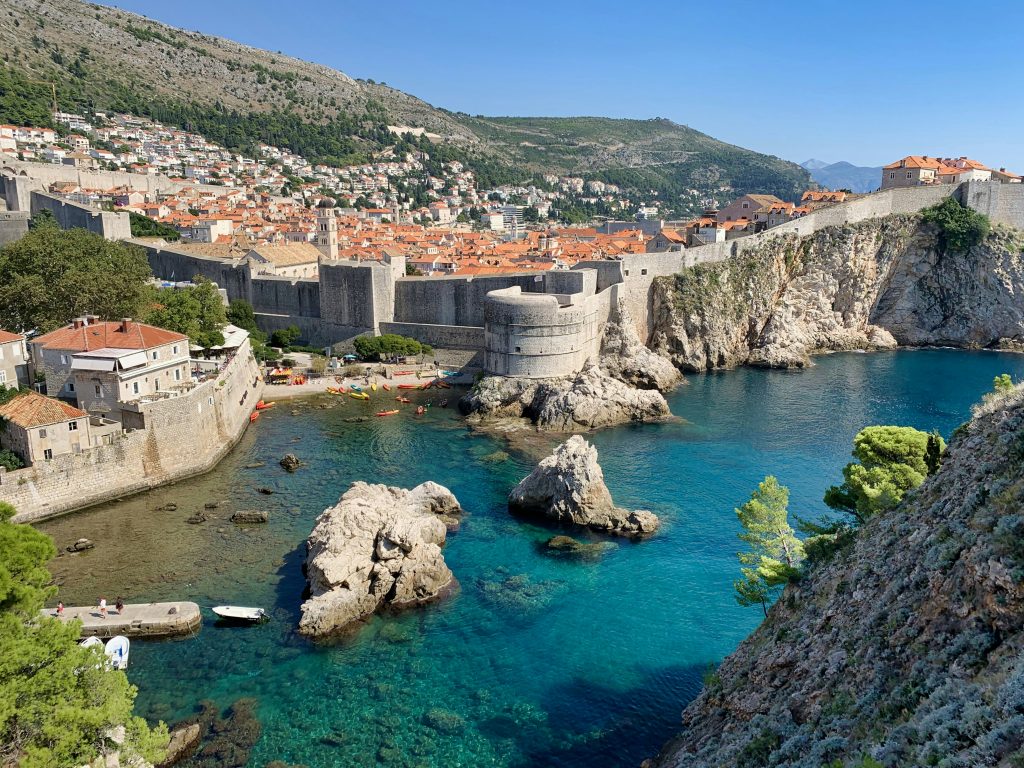 dubrovnik old town city walls adriatic sea croatia travel guide historic coastal city