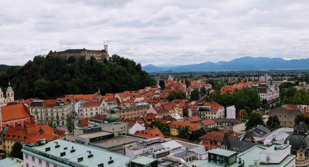 Ljubljana Slovenia travel guide Ljubljana Castle panoramic city view hilltop landmark