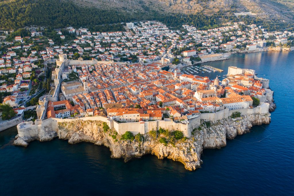 Dubrovnik travel guide Old Town city walls Adriatic Sea coastal view Croatia historic city landscape