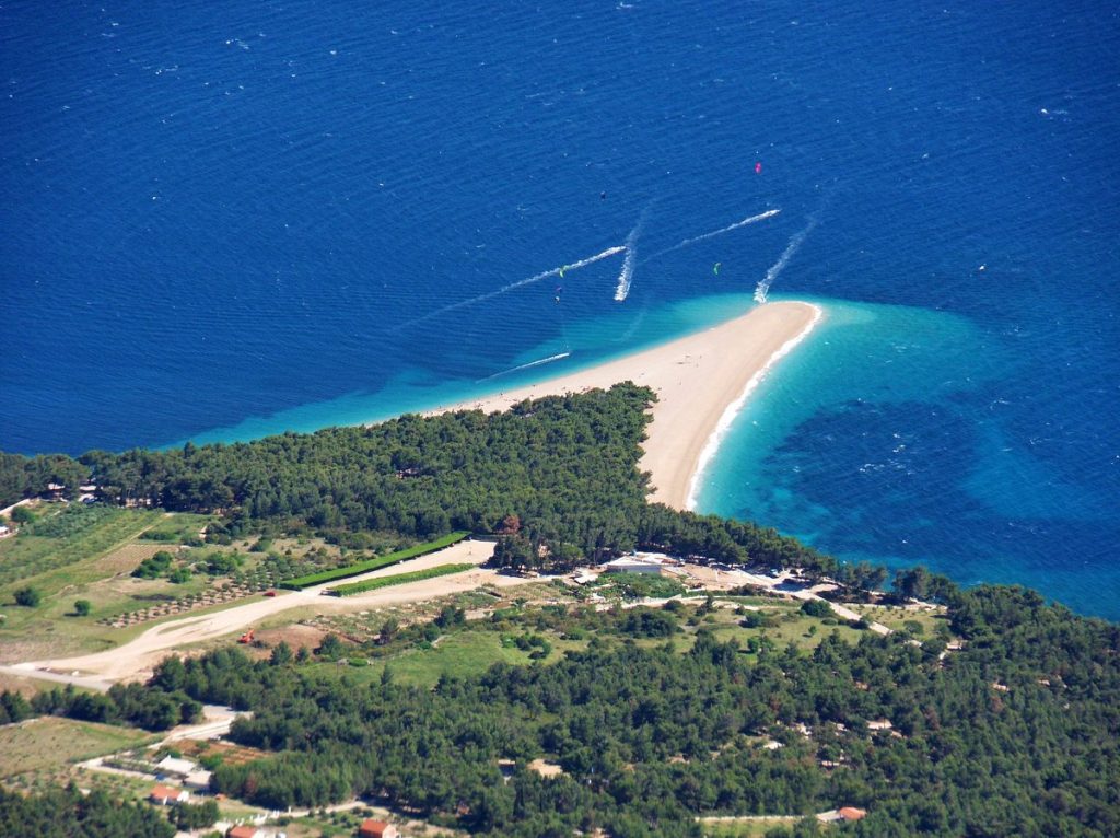 Vidova Gora viewpoint Brač island panoramic view Adriatic Sea Croatia landscape