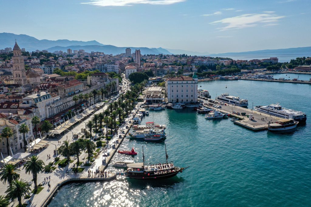 split riva promenade waterfront adriatic sea harbor city center travel guide