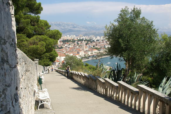 marjan hill split croatia panoramic view adriatic coastline nature viewpoint
