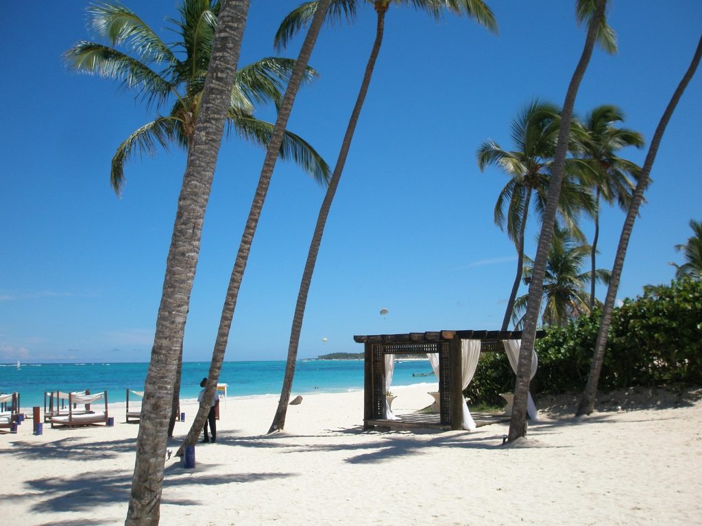 Dominican Republic Travel Guide Bavaro Beach in Punta Cana with white sand and turquoise water