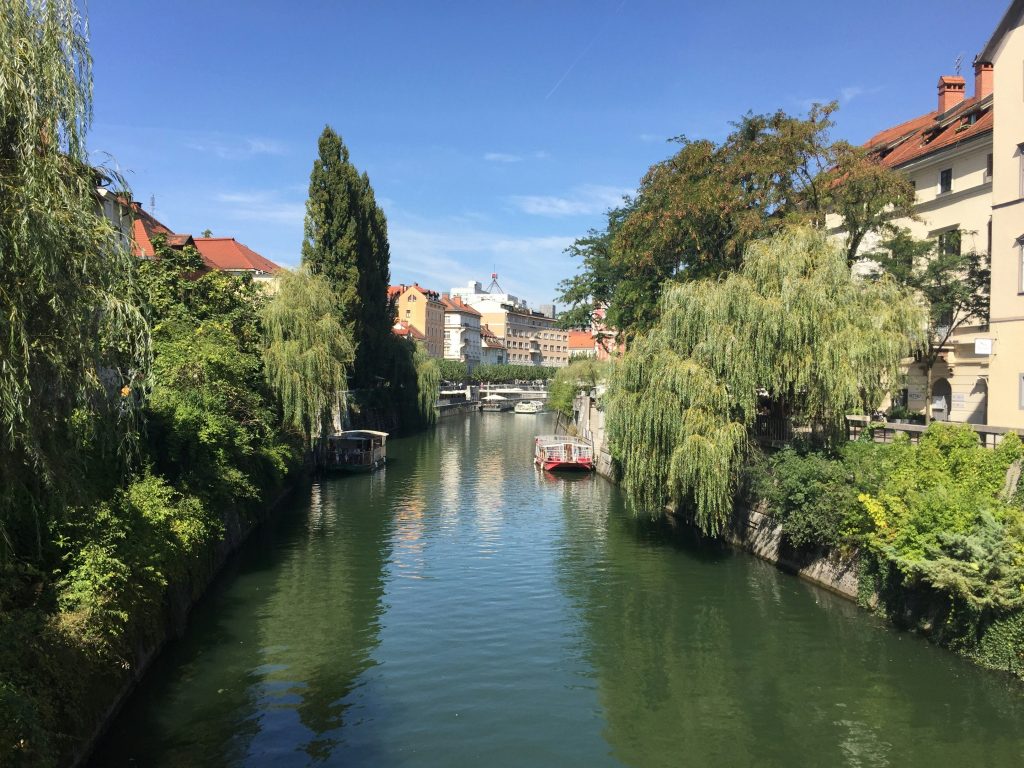 Ljubljana Slovenia travel guide old town river view with bridges and historic architecture