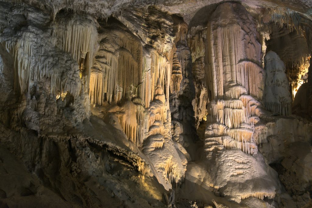 Postojna Cave Slovenia underground formations cave system stalactites travel