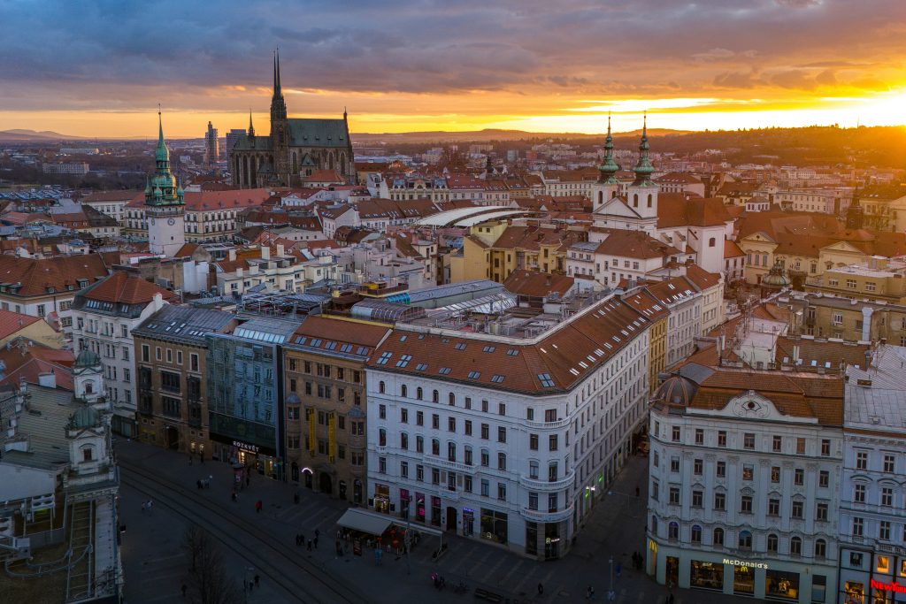 brno republic travel guide city skyline historic architecture and european streets