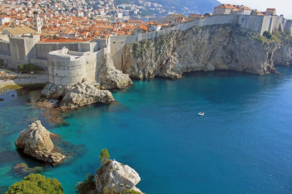 Dubrovnik travel guide city walls panoramic view Old Town Adriatic Sea Croatia coastline