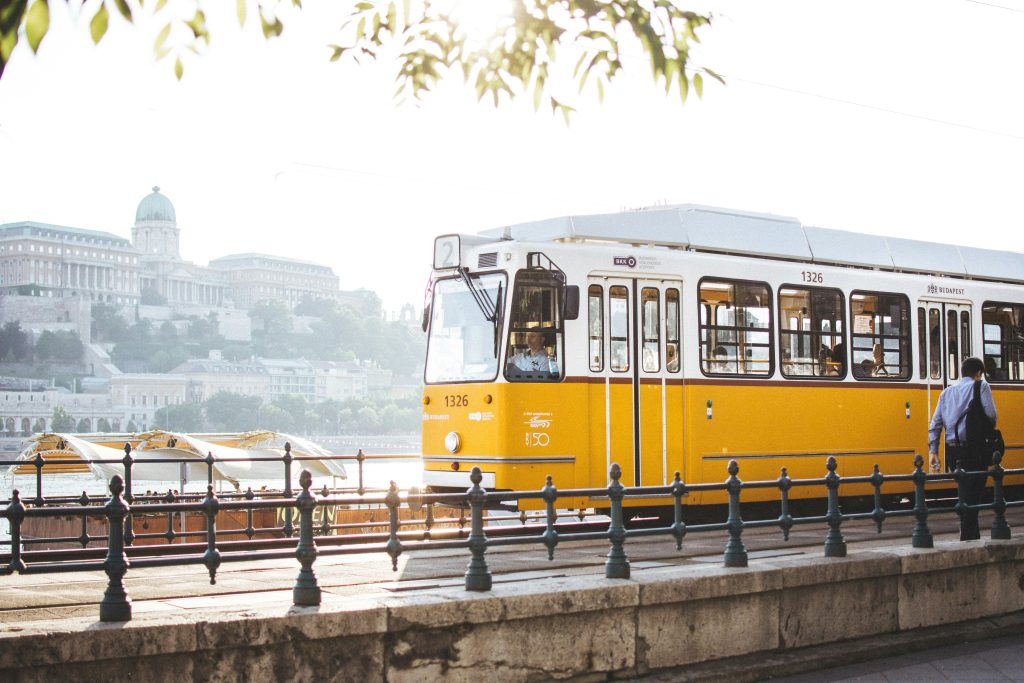 Budapest travel guide public transport tram in the city center