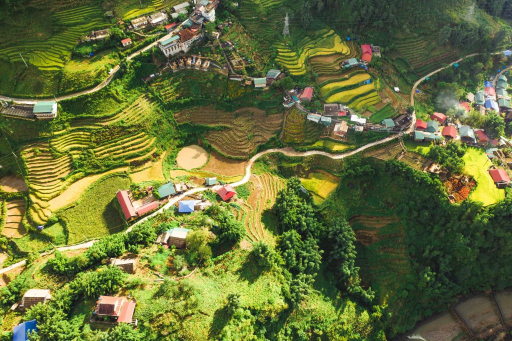 Sapa rice terraces and mountain landscape in northern Vietnam – Vietnam travel guide