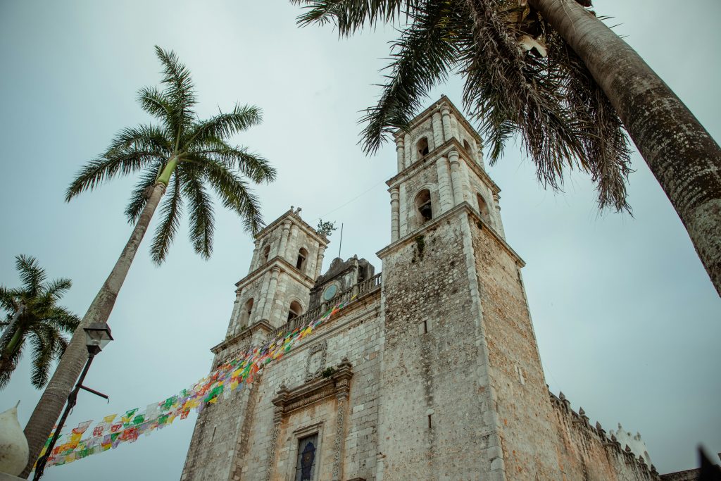 Valladolid Mexico colonial town with colorful streets historic buildings and traditional architecture near archaeological sites